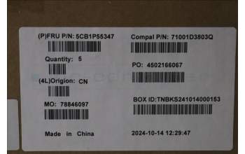 Lenovo 5CB1P55347 Tastatur inkl. Topcase ASM SLV C 83DG LGBLAI