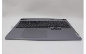 Lenovo 5CB1P55587 C-Cover with keyboard, German, Luna Grey, RGB Backlight, UK