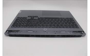 Lenovo 5CB1P55643 C-Cover with keyboard, Switzerland, Luna Grey, RGB Backlight, UK