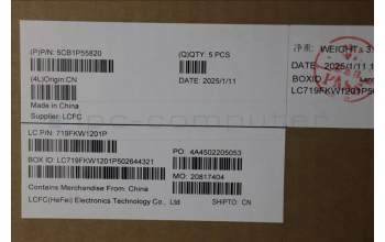 Lenovo 5CB1P55820 Tastatur inkl. Topcase ASM_FRA L 83GWNFP LG