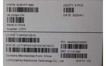 Lenovo 5CB1P71889 Tastatur inkl. Topcase ASM_BUL L 83GWNFP BK