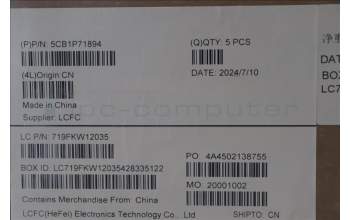 Lenovo 5CB1P71894 Tastatur inkl. Topcase ASM_FRA L 83GWNFP BK