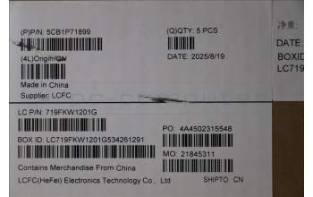 Lenovo 5CB1P71899 C-Cover with keyboard, Hungarian, Black, Non-Fingerprint, UK