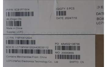 Lenovo 5CB1P71914 Tastatur inkl. Topcase ASM_UK L 83GWNFP BK
