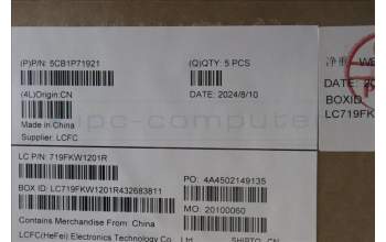 Lenovo 5CB1P71921 Tastatur inkl. TopcaseASM_EURO ENG L83GWFP BK