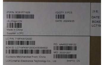 Lenovo 5CB1P71929 Tastatur inkl. Topcase ASM_ITA L 83GWFP BK