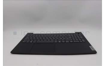 Lenovo 5CB1P71929 C-Cover with keyboard, Italian, Black, Fingerprint, UK