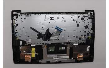 Lenovo 5CB1P73708 C-Cover with keyboard, US English Euro, Black, Fingerprint, US