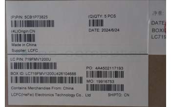 Lenovo 5CB1P73825 C-Cover with keyboard, Hungarian, Cosmic Blue, UK