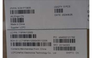 Lenovo 5CB1P73835 C-Cover with keyboard, Spanish, Cosmic Blue, UK