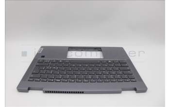 Lenovo 5CB1P74328 C-Cover with keyboard, Italian, Luna Grey, FingerPrint, UK