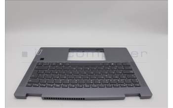 Lenovo 5CB1P74329 C-Cover with keyboard,Spanish,Luan Grey,FingerPrint