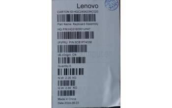 Lenovo 5CB1P74338 Tastatur inkl. Topcase ASM_FRA H 83KX FP LG