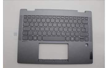 Lenovo 5CB1P74339 C-Cover with keyboard,German,Luna Grey,Fingerprint