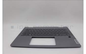 Lenovo 5CB1P74339 C-Cover with keyboard,German,Luna Grey,Fingerprint
