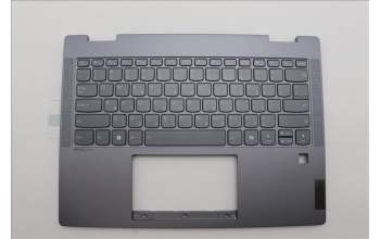 Lenovo 5CB1P74344 C-Cover with keyboard, Hebrew, Luna Grey, FingerPrint, US