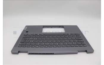 Lenovo 5CB1P74350 C-Cover with keyboard, Switzerland, Luna Grey, FingerPrint, UK