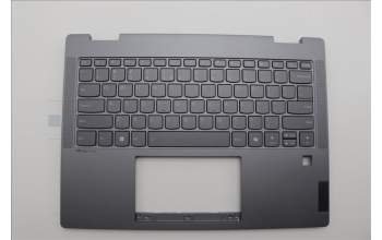 Lenovo 5CB1P74351 C-Cover with keyboard,US English Euro,Luan Grey,FingerPrint