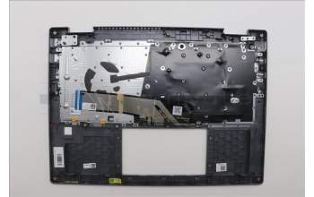 Lenovo 5CB1P74355 C-Cover with keyboard, Ukraine, Luna Grey, FingerPrint, US