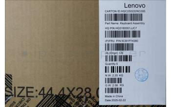 Lenovo 5CB1P74380 Tastatur inkl. Topcase ASM_SLV H 83KX FP CB