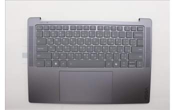 Lenovo 5CB1P74747 C-Cover with keyboard, Arabic, Luna Grey, Puresight Logo, US
