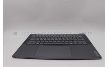 Lenovo 5CB1P74747 C-Cover with keyboard, Arabic, Luna Grey, Puresight Logo, US