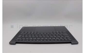Lenovo 5CB1P74748 C-Cover with keyboard, Belgian, Luna Grey, Puresight Logo, UK