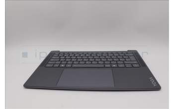 Lenovo 5CB1P74757 C-Cover with keyboard, German, Luna Grey, Puresight Logo, UK