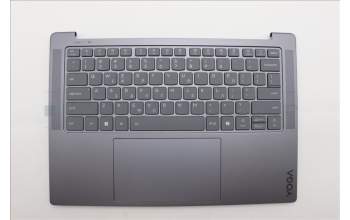 Lenovo 5CB1P74758 C-Cover with keyboard, Greek, Luna Grey, Puresight Logo, US