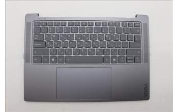 Lenovo 5CB1P74759 C-Cover with keyboard, Hebrew, Luna Grey, Puresight Logo, US