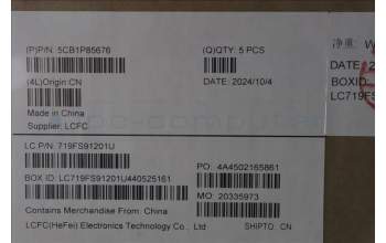 Lenovo 5CB1P85676 C-Cover with keyboard, Portuguese, TouchPad, UK