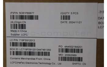 Lenovo 5CB1P85677 C-Cover with keyboard, Russian, TouchPad, US