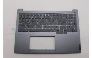 Lenovo 5CB1P85693 C-Cover with keyboard, Arabic, Luna Grey, FingerPrint, US