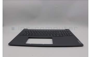 Lenovo 5CB1P85694 C-Cover with keyboard, Belgian, Luna Grey, FingerPrint, UK