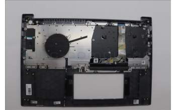 Lenovo 5CB1P85698 C-Cover with keyboard, English, Luna Grey, FingerPrint, US