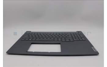 Lenovo 5CB1P85699 C-Cover with keyboard, US English Euro, Luna Grey, FingerPrint, US
