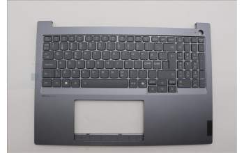 Lenovo 5CB1P85712 C-Cover with keyboard, Nordic, Luna Grey, FingerPrint, UK