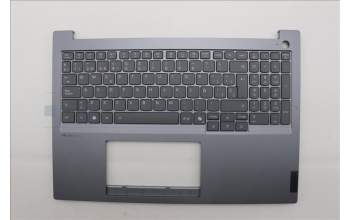 Lenovo 5CB1P85716 C-Cover with keyboard, Spanish LA, Luna Grey, FingerPrint, UK