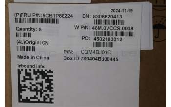 Lenovo 5CB1P88224 C-Cover with keyboard,French,Cloud Grey,Backlight