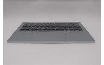 Lenovo 5CB1P88228 C-Cover with keyboard, Greek, Cloud Grey, Backlight, US