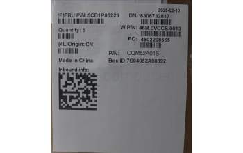 Lenovo 5CB1P88229 C-Cover with keyboard, Hebrew, Cloud Grey, Backlight, US