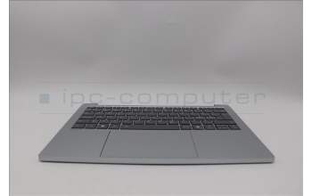 Lenovo 5CB1P89842 C-Cover with keyboard, Nordic, Cloud Grey, Backlight, UK