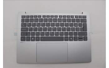Lenovo 5CB1P89847 C-Cover with keyboard, Switzerland, Cloud Grey, Backlight, UK