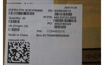 Lenovo 5CB1P89886 Hinge Cover W 83J3 SG