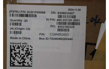 Lenovo 5CB1P89888 Lower Case W 83J3 CG