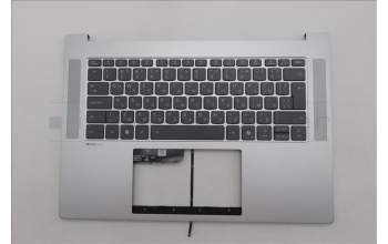 Lenovo 5CB1P89895 C-Cover with keyboard, Bulgarian, Cloud Grey, Backlight, UK