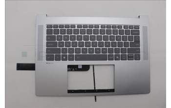 Lenovo 5CB1Q27716 C-Cover with keyboard, US English Euro, Cloud Grey, Backlight