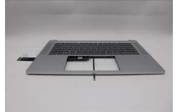 Lenovo 5CB1Q28965 C-Cover with keyboard, Russian, Cloud Grey, Backlight, US