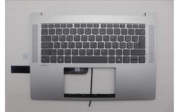Lenovo 5CB1Q32375 C-Cover with keyboard, Switzerland, Cloud Grey, Backlight, UK