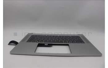 Lenovo 5CB1Q32391 C-Cover with keyboard, German, Cloud Grey, UK